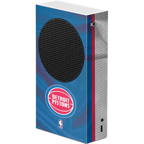 NBA Detroit Pistons Away Jersey Xbox Series S Console Skin